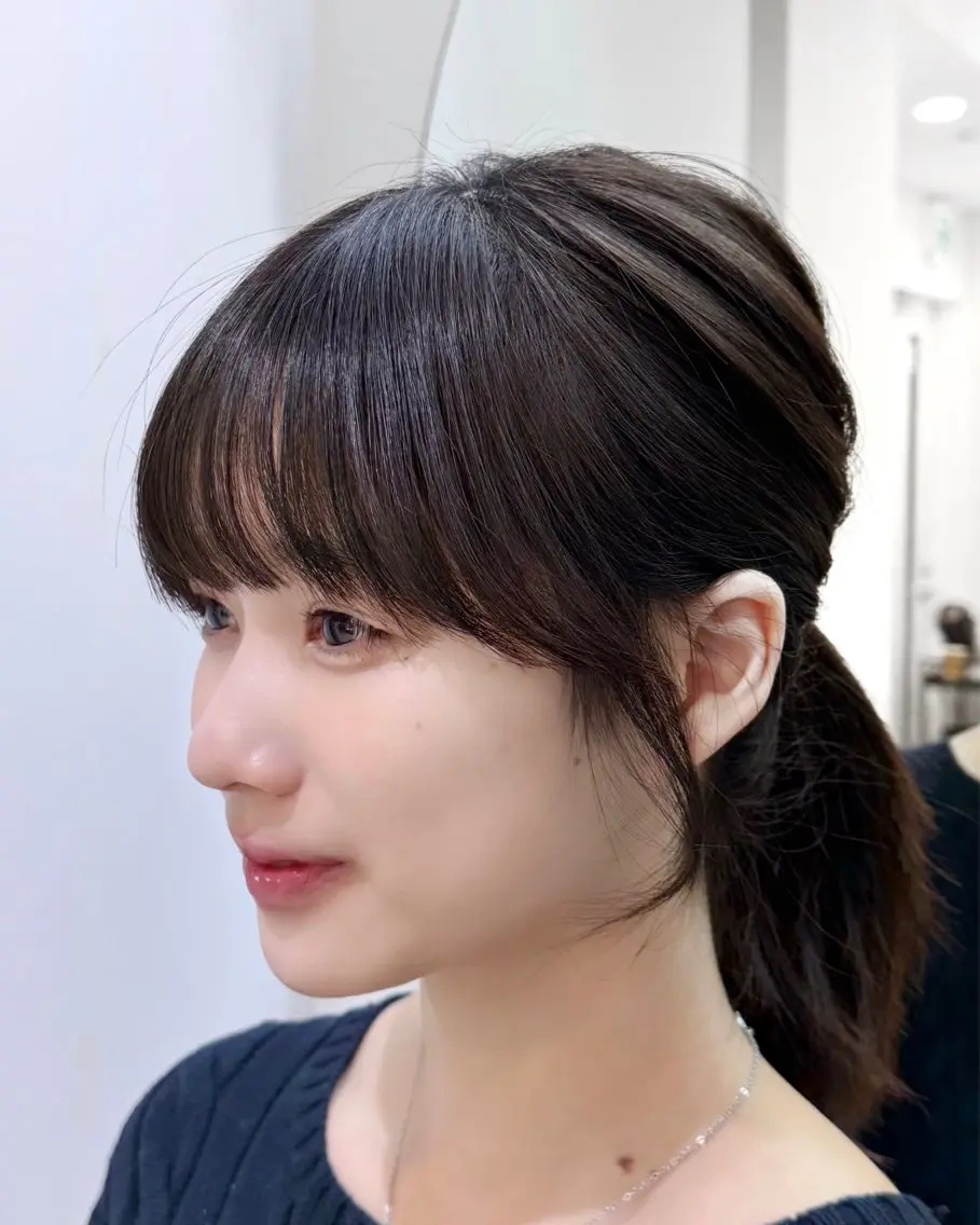 ミディアム カラー 韓国ガーリーヘア🎀 Sayaka🤍のヘアスタイル