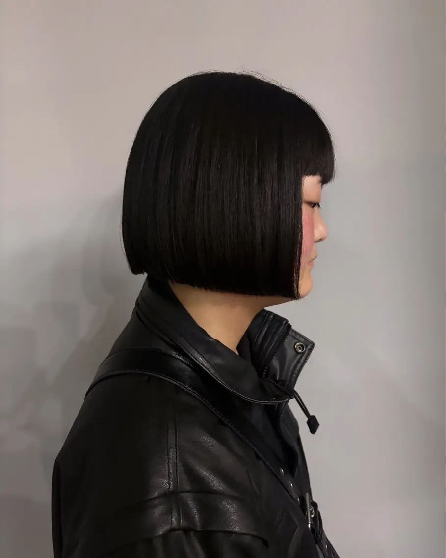 ショート ボブ カット 淀 小南津のヘアスタイル