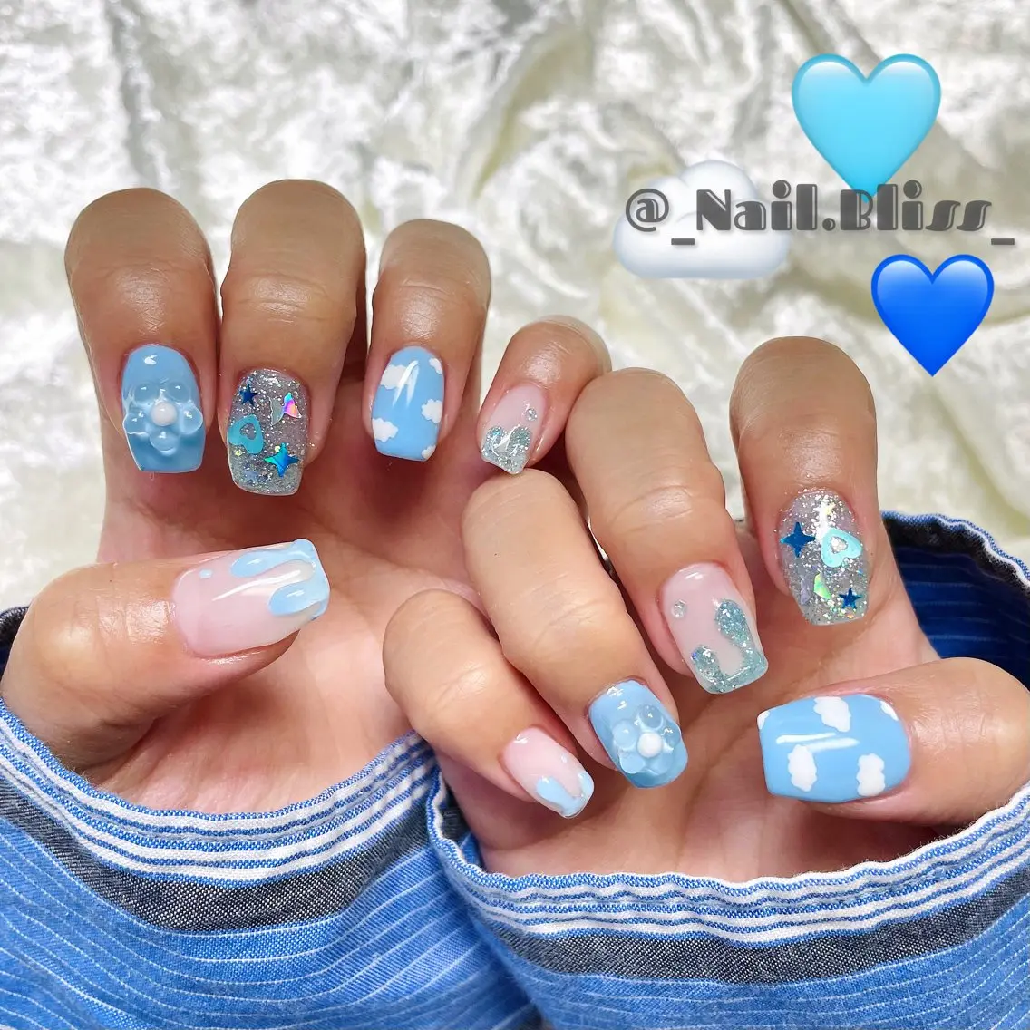 ネイル 持ち込み ハンドネイル NAIL BLISSのネイルデザイン