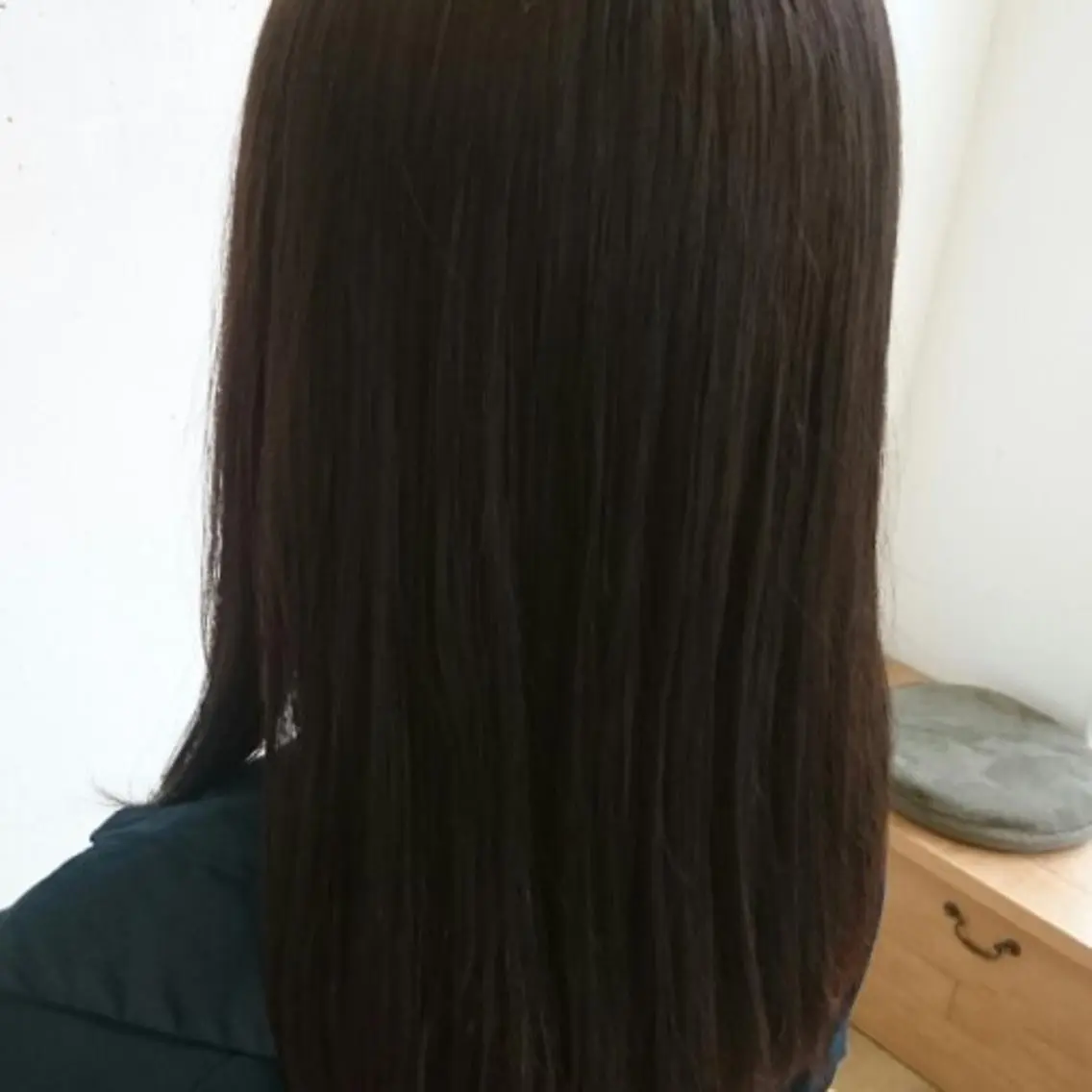 パーマ ロング 酸性ストレート ストレートパーマ 山形 光輪子のヘアスタイル
