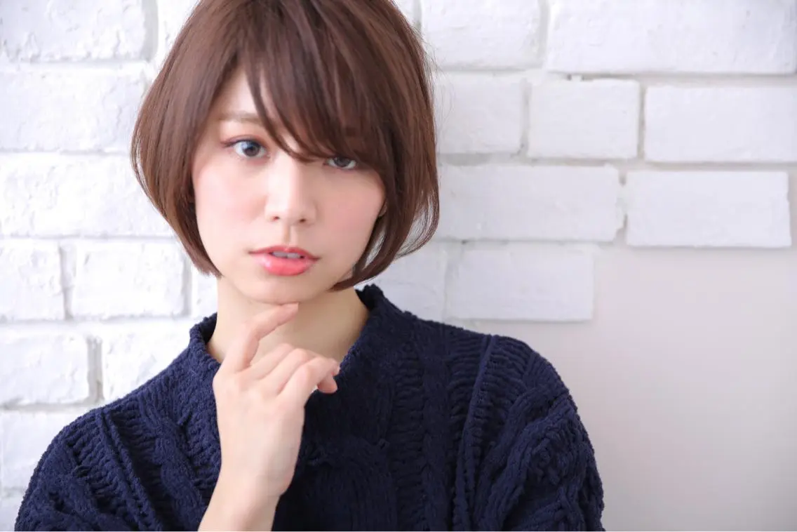 ショート カラー ショートボブ ベージュカラー イルミナカラー ボブ ショートヘア F. 梅田/ボブ/パーマのヘアスタイル