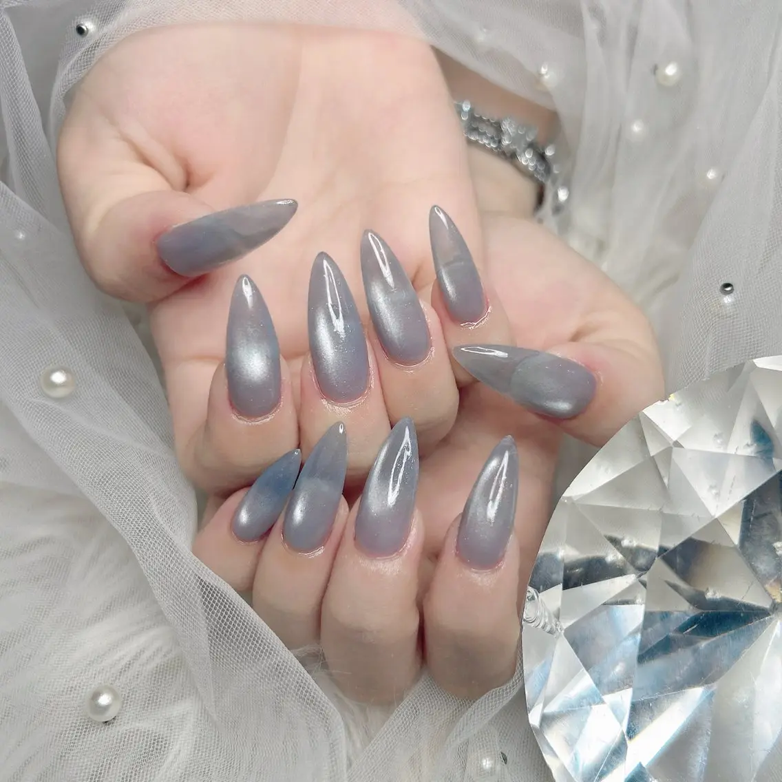 ネイル マグネットネイル ハンドネイル EMU NAILのネイルデザイン