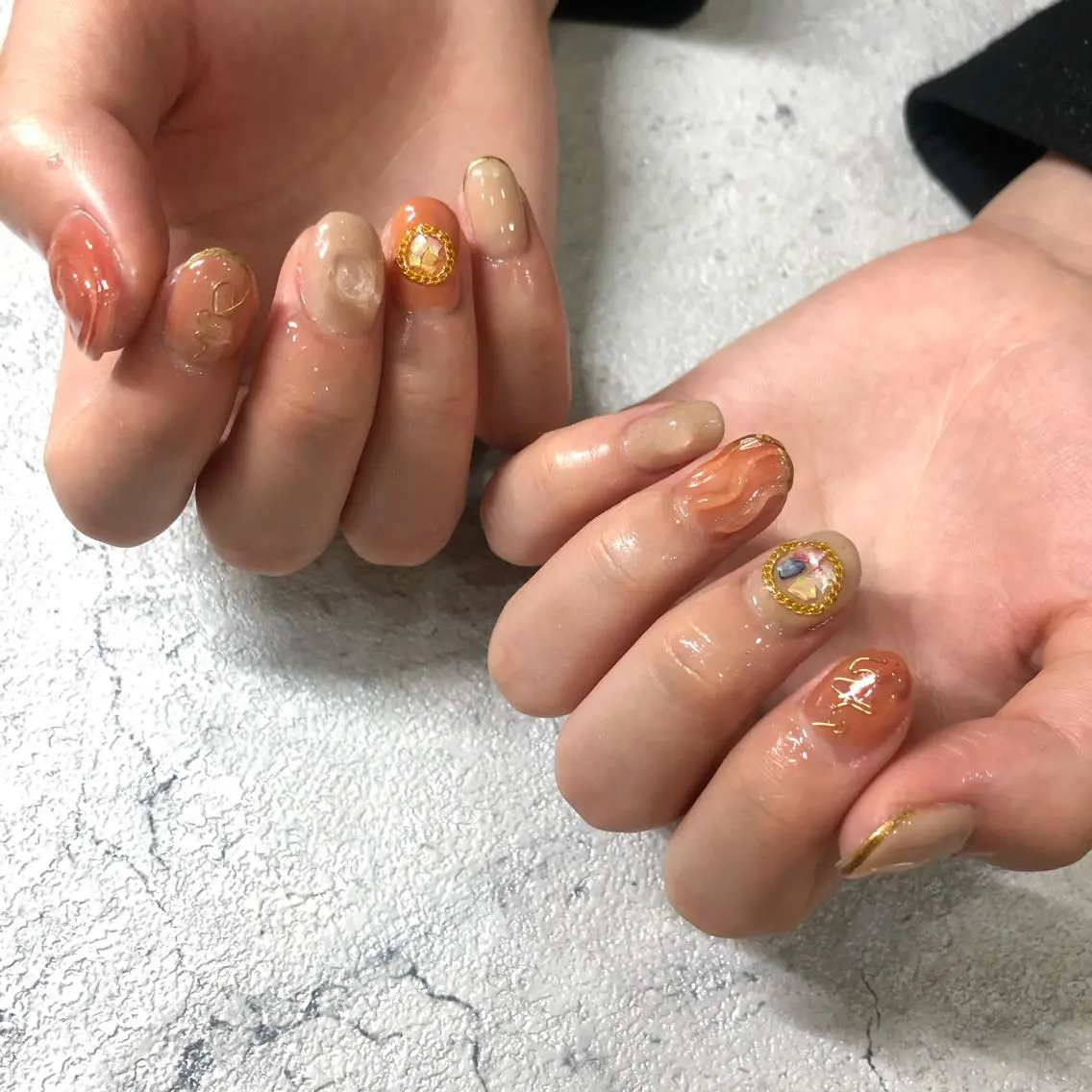 ネイル ニュアンスネイル ハンドネイル ëmma nail_ by chulaのネイルデザイン