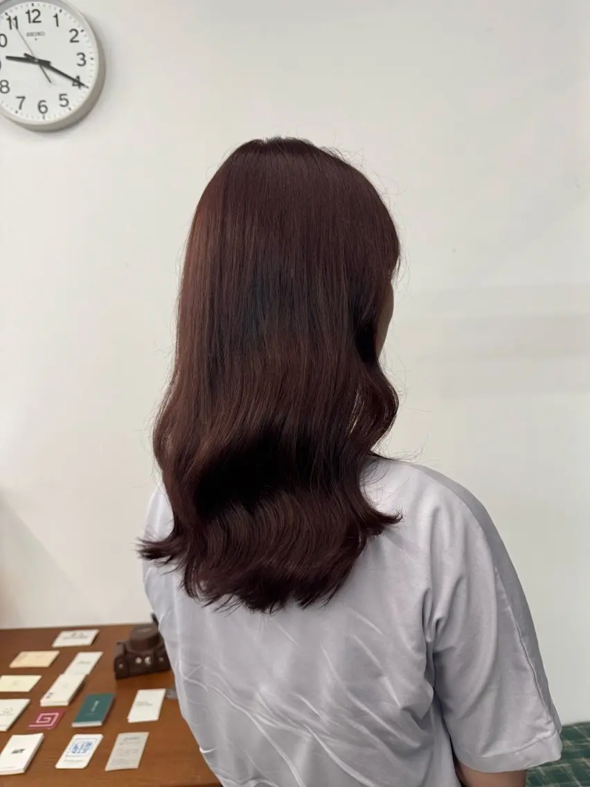 ミディアム ヘアカラー Elme/ ワンカラー大募集💞のヘアスタイル