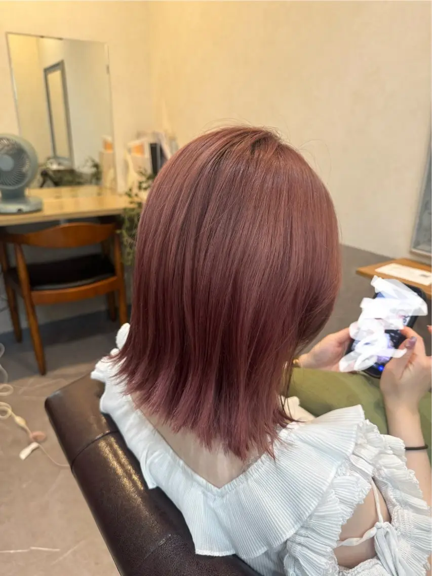 ミディアム カット 🫧髪質改善🫧/ ひじりなり🍏のヘアスタイル