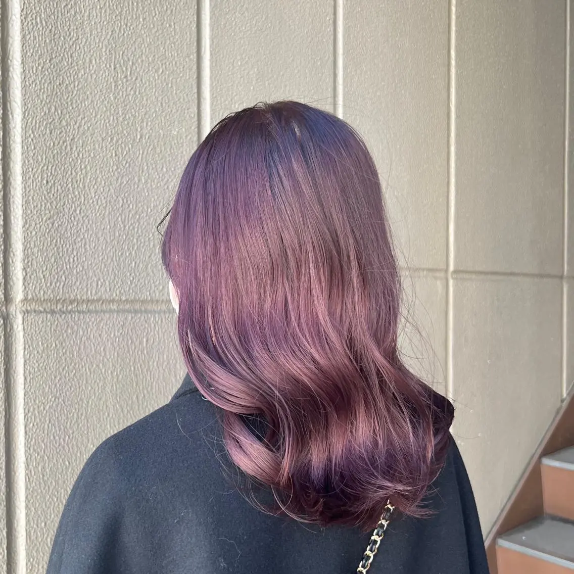 セミロング カラー ヘアアレンジ ピンクカラー 🤍透明感カラー︎ 🤍YUURI🤍のヘアスタイル