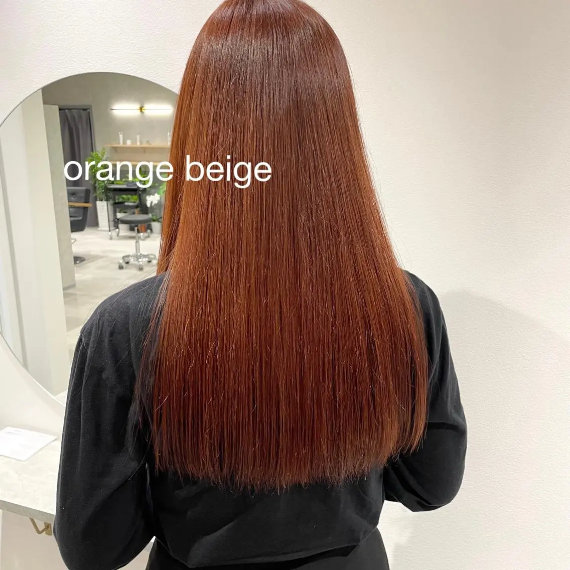 ロング カラー カット ヘアカラー トリートメント 🍊暖色×顔周り 🍊cocoroのヘアスタイル