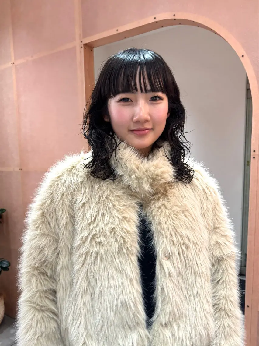 【平日限定】カット+パーマ+トリートメント　¥9190の写真