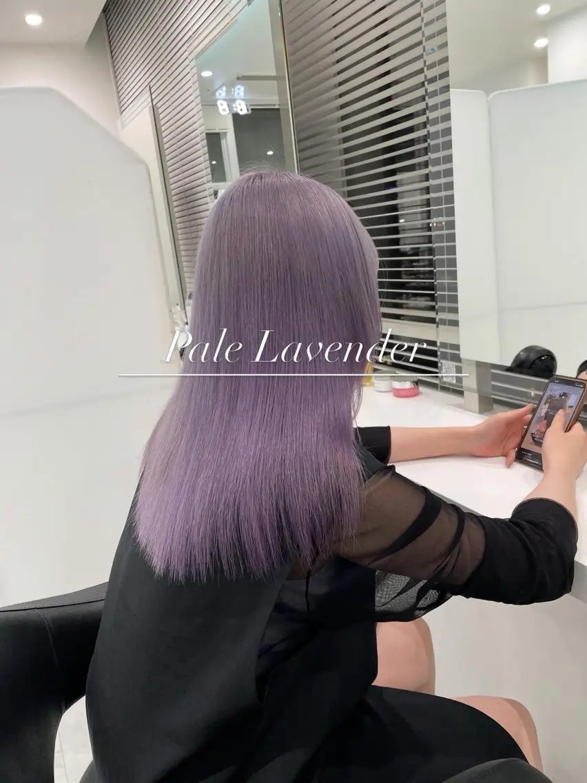 セミロング カラー 💜RIO/韓国風 寒色・暖色カラー💜のヘアスタイル