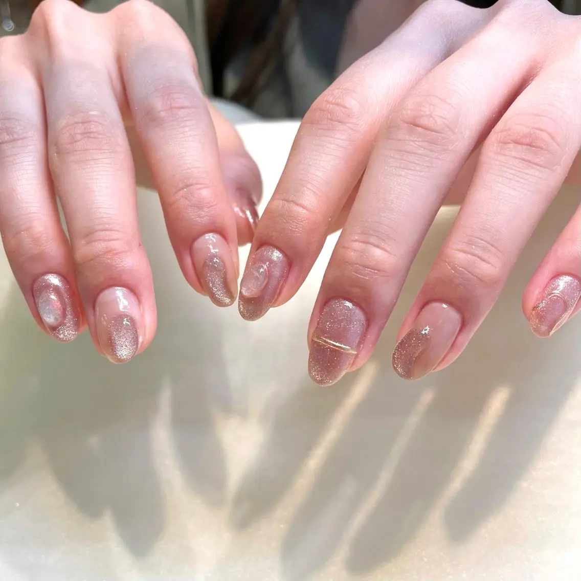 ネイル ハンドネイル 新井 ひなののネイルデザイン