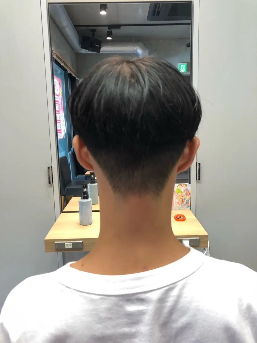 メンズ マッシュ 🎀縮毛矯正.暗髪 .艶髪🩶ちひろのヘアスタイル
