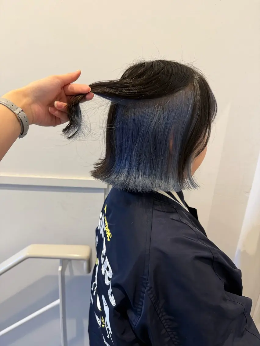 ⭐デザインカラー『ケアブリーチ＋艶感カラー』（Wcolor）の写真