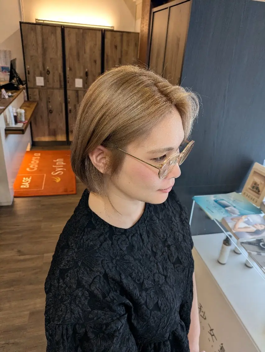 カラー ヘアカラー トリートメント 束感まつぱ🫧 なつき🫧のヘアスタイル