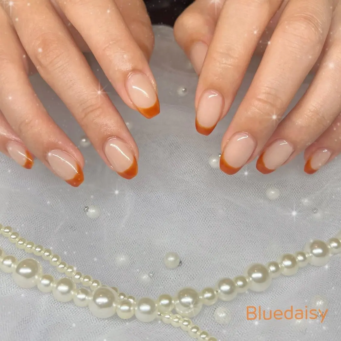 ネイル ハンドネイル Blue daisy 栄本店のネイルデザイン