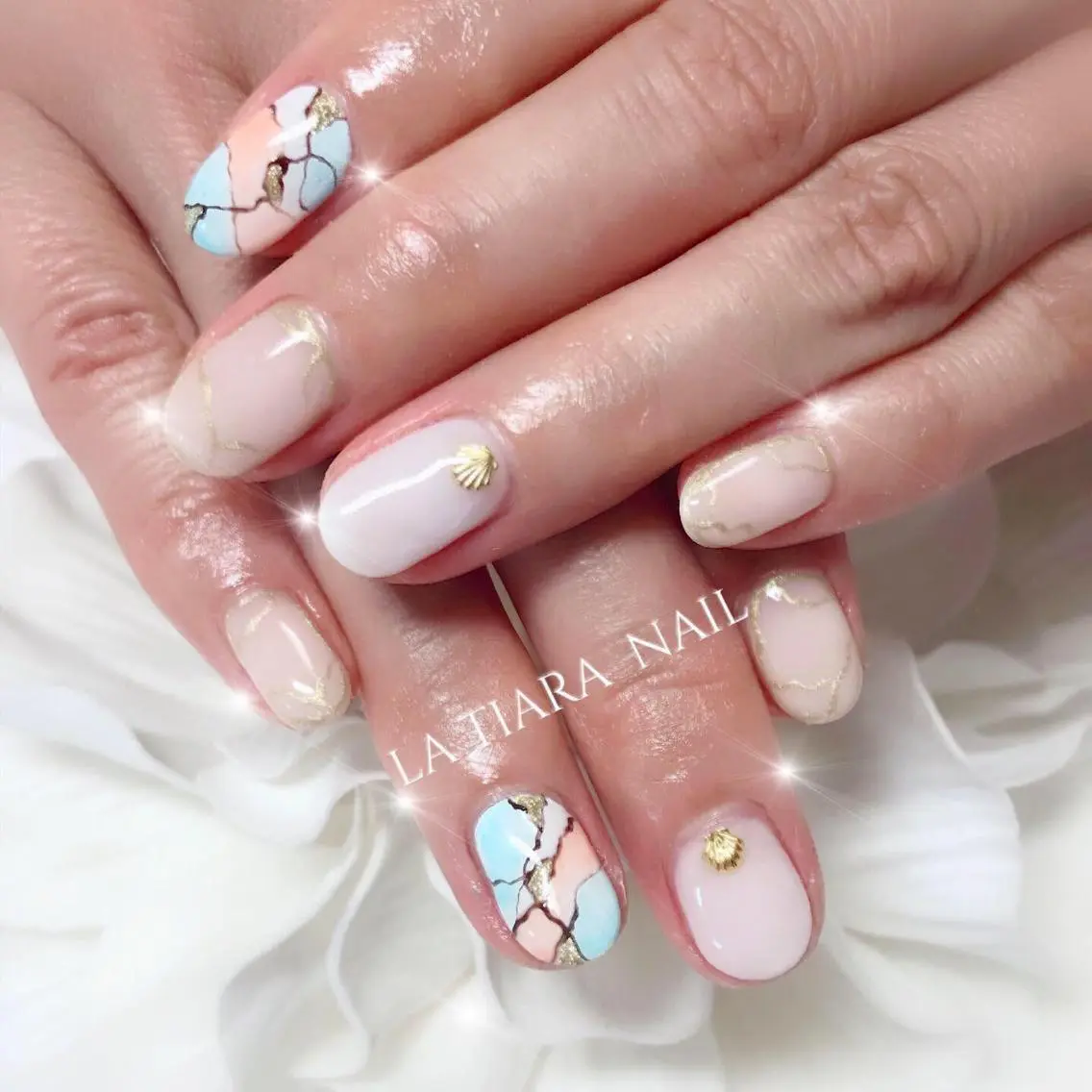 ネイル Blue bird  nailのネイルデザイン