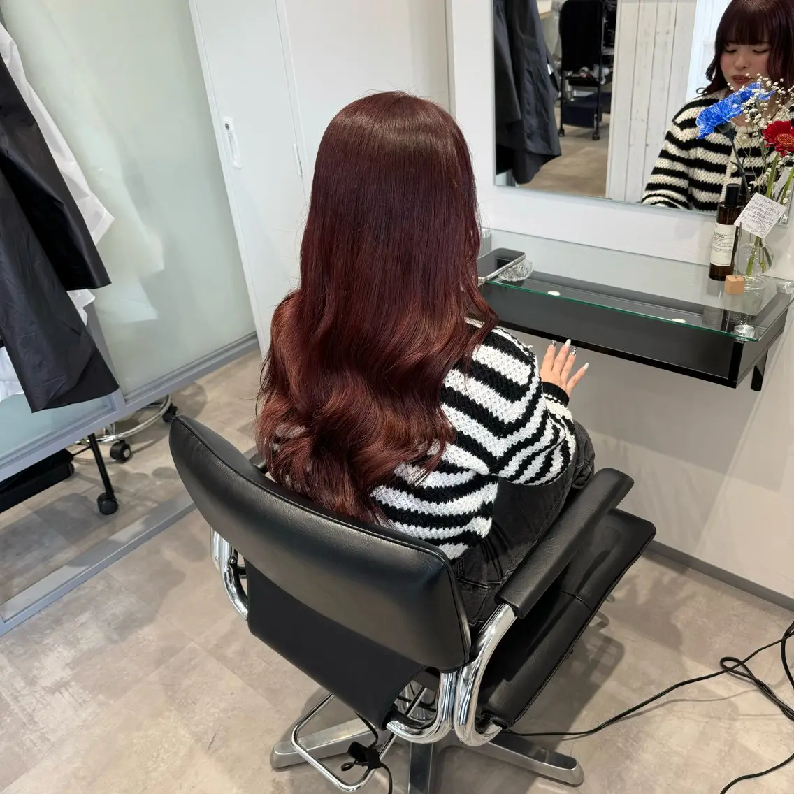 セミロング カラー ヘアカラー 中井亜未/ 姫路ボブのヘアスタイル
