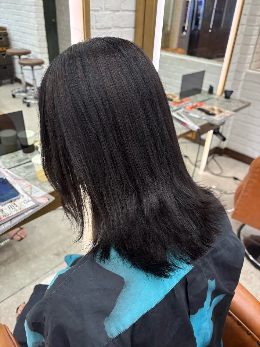 カラー ヘアカラー 湯浅 菜月のヘアスタイル