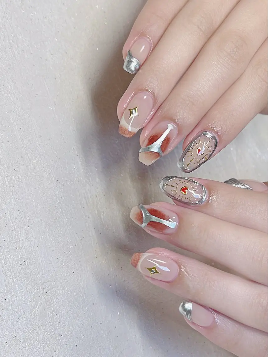 ネイル アートネイル ジェルネイル キラキラネイル ラメ(グリッター) ピンク Minami Nailのネイルデザイン