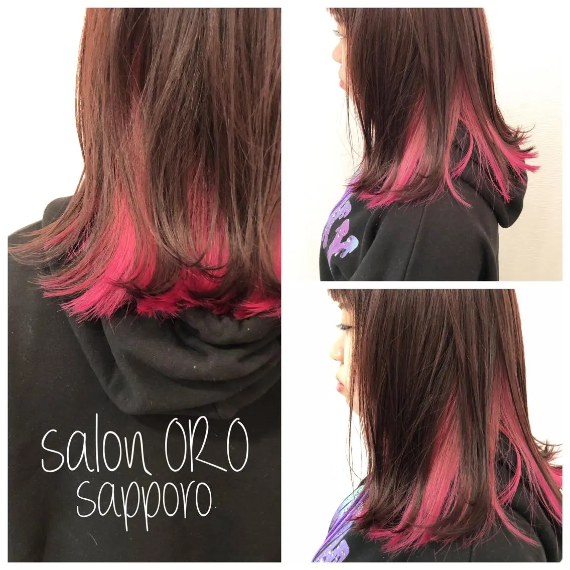 セミロング カラー ヘアカラー トリートメント 平川 友希子のヘアスタイル