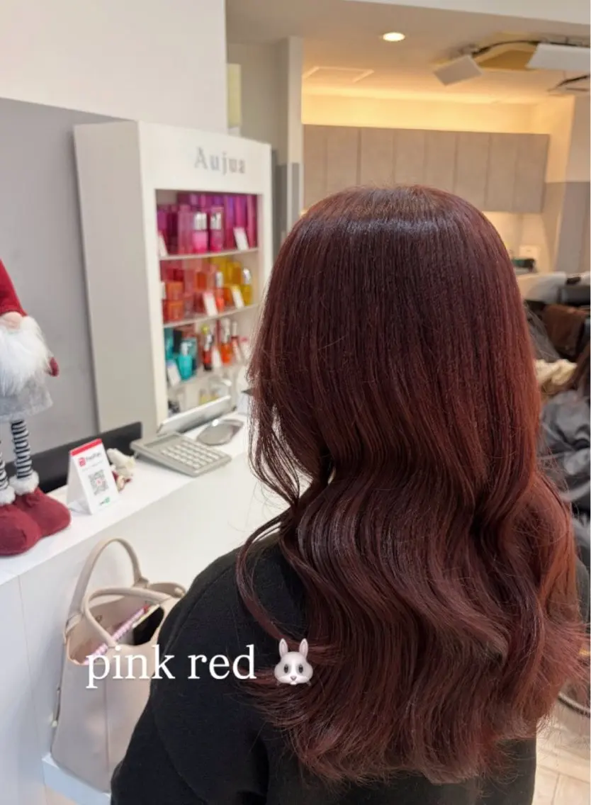 ロング 髪質改善 カット ヘアカラー トリートメント 蓮池 愛海のヘアスタイル