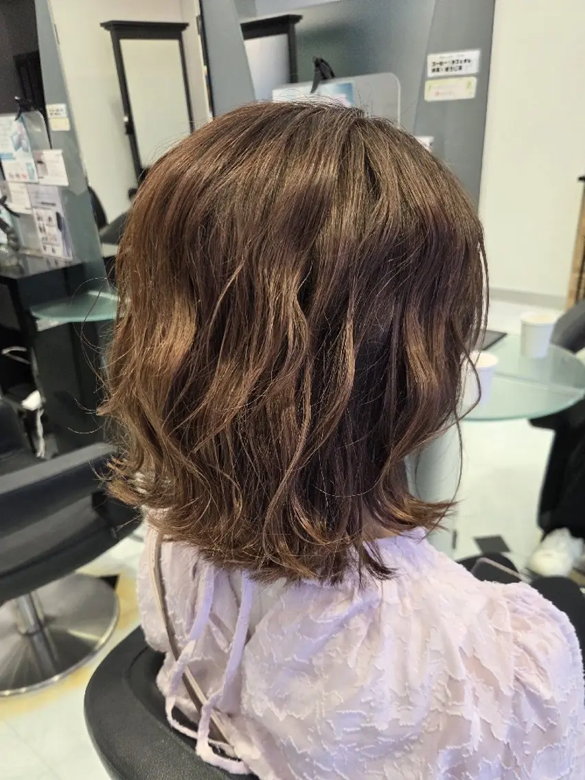 ミディアム ヘアアレンジ KUMAGAI 🌿のヘアスタイル