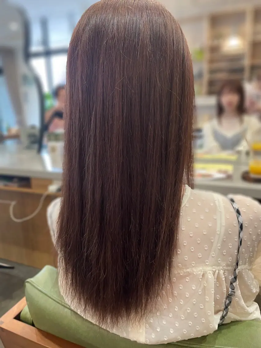 カット➕オーガニックカラー➕薬剤の分解処理🍒🤍の写真