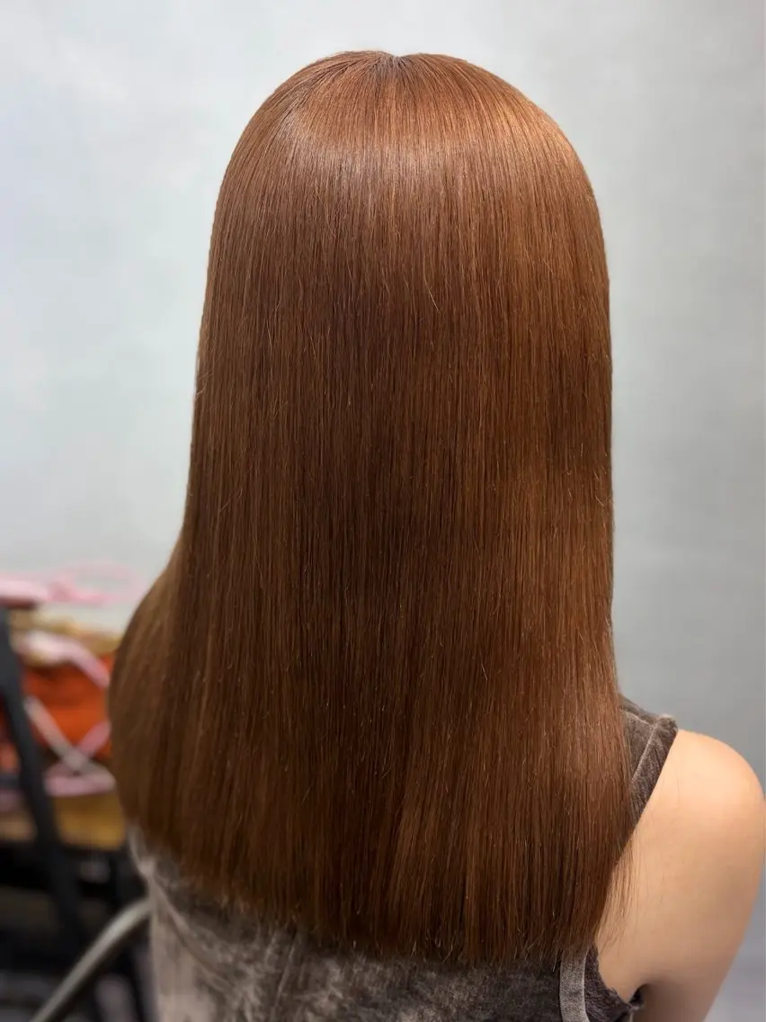 ロング ヘアカラー 🫧透明感カラーピ ンクカラー🫧maiのヘアスタイル