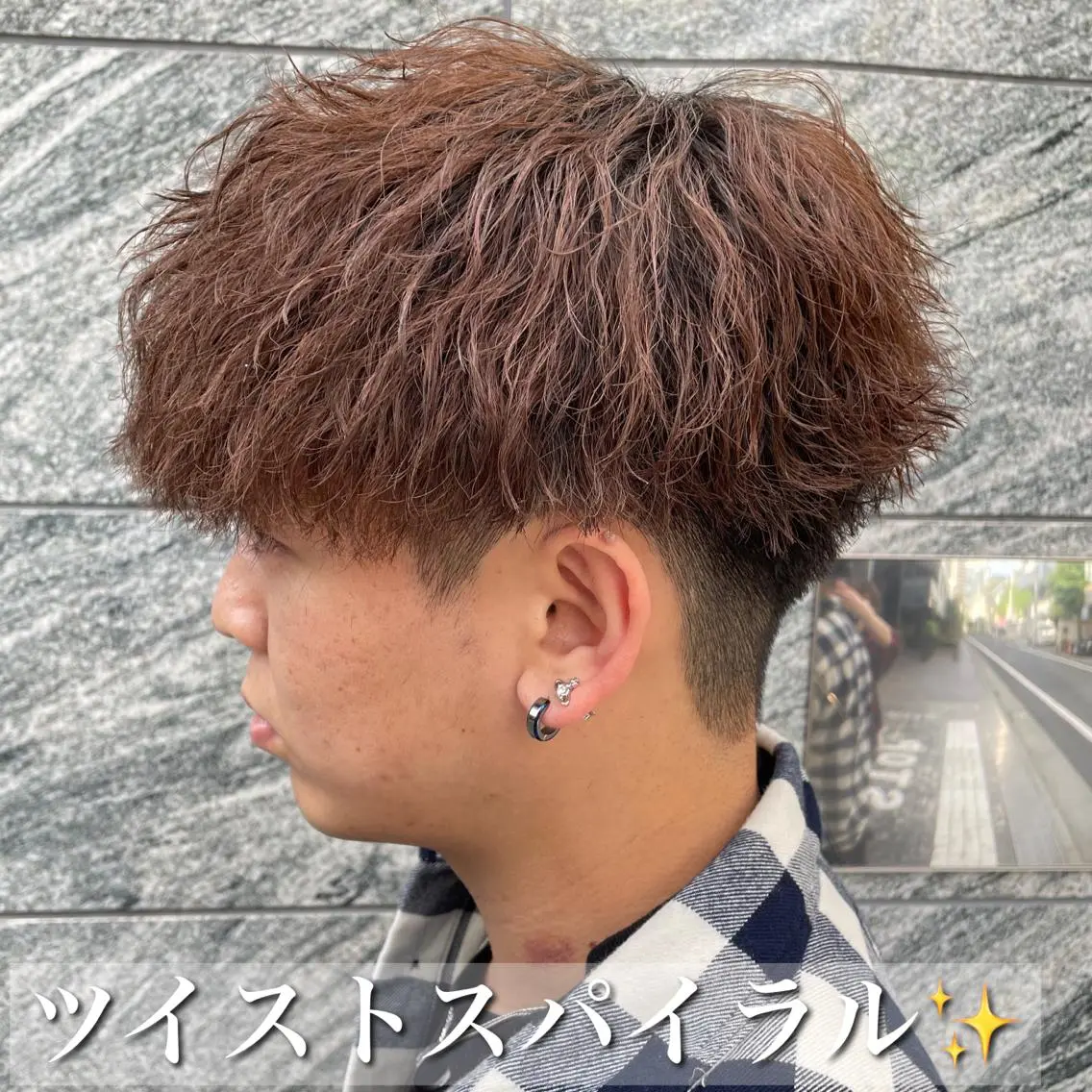 パーマ メンズ 曲がる縮毛矯正 🔥TAKUMA🔥のヘアスタイル