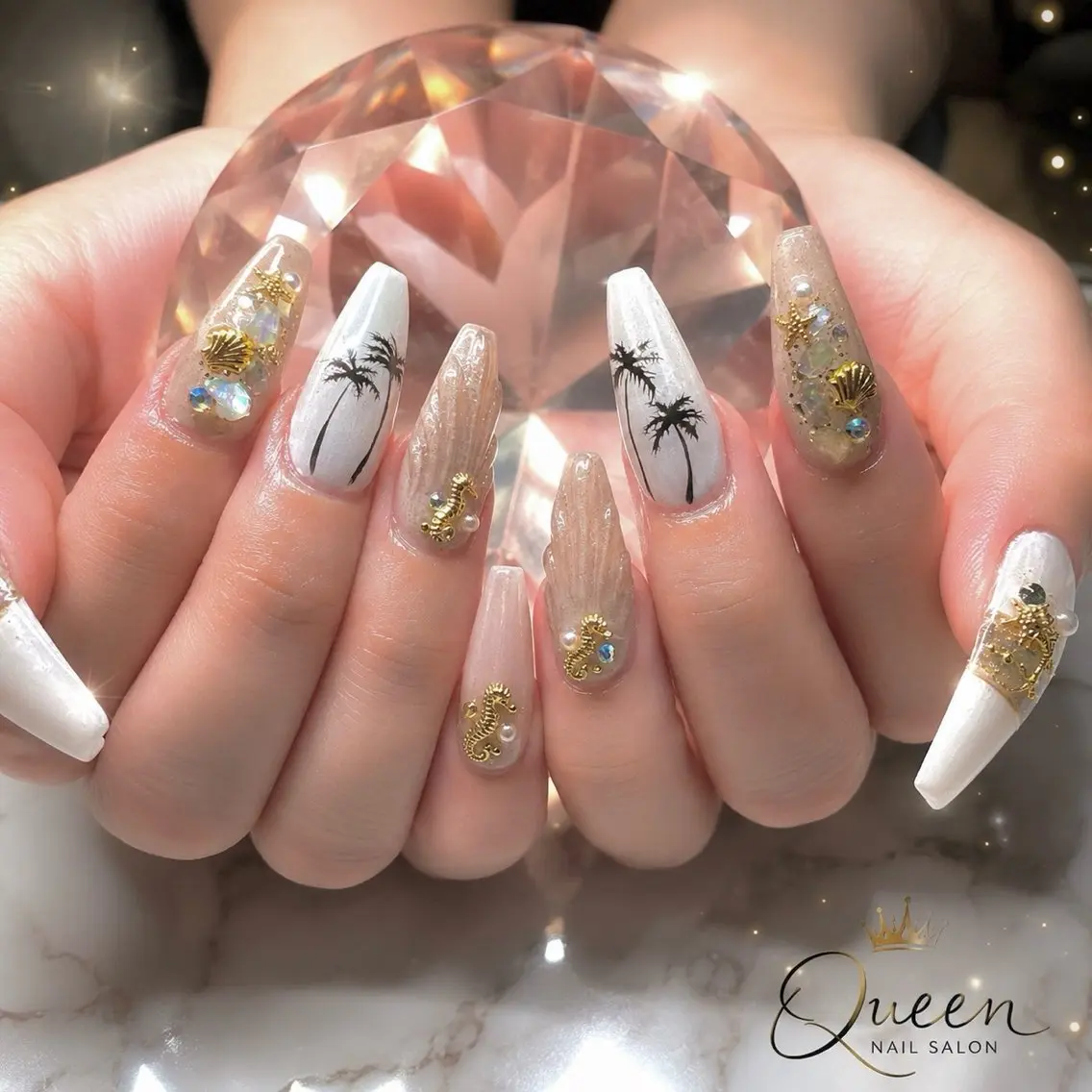 ネイル ハンドネイル Queen nailのネイルデザイン