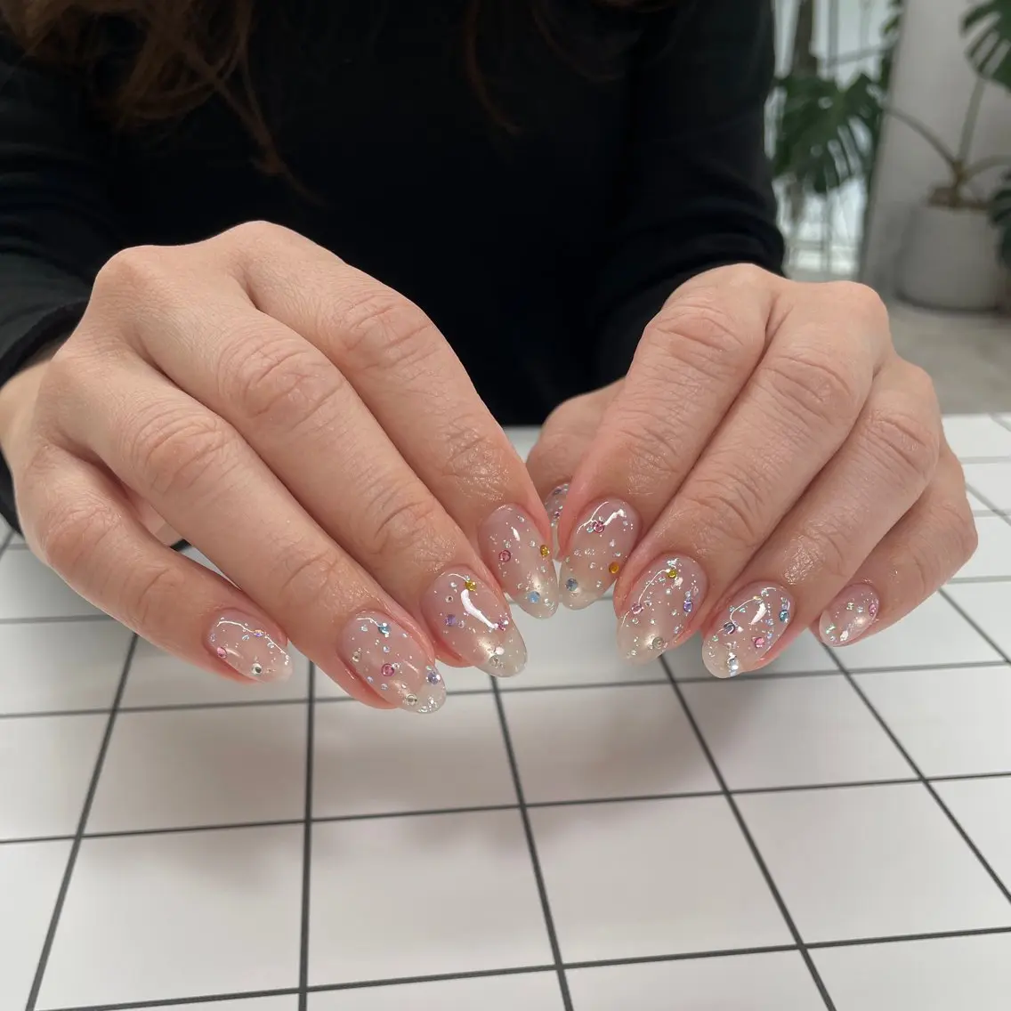 ネイル ラメ(グリッター) ハンドネイル ennail ayaのネイルデザイン