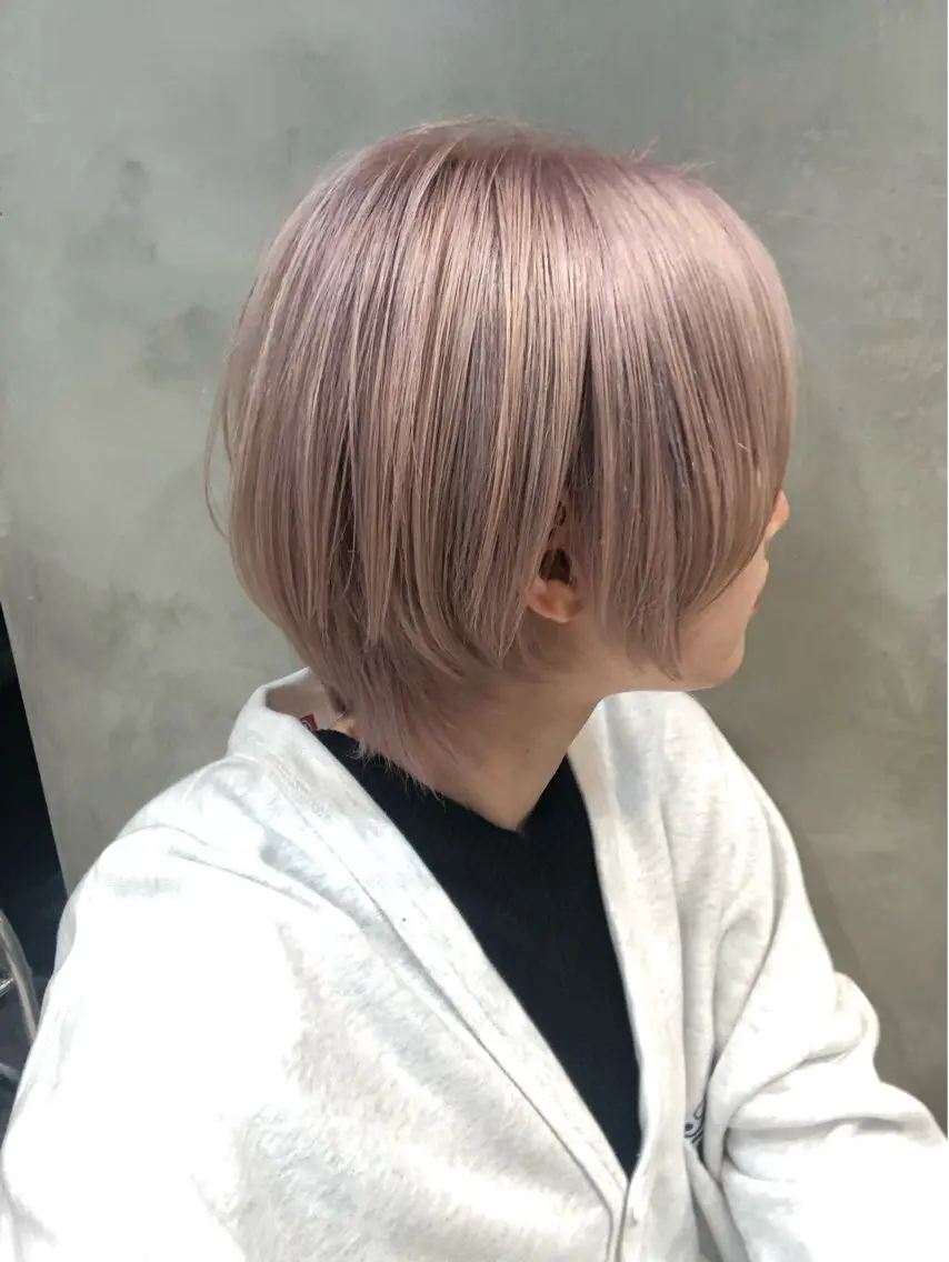 ショート カラー パーマ ヘアアレンジ ハンサムショート 丸みショート くびれヘア ショートヘア ショートヘア原宿 fifth コシのヘアスタイル