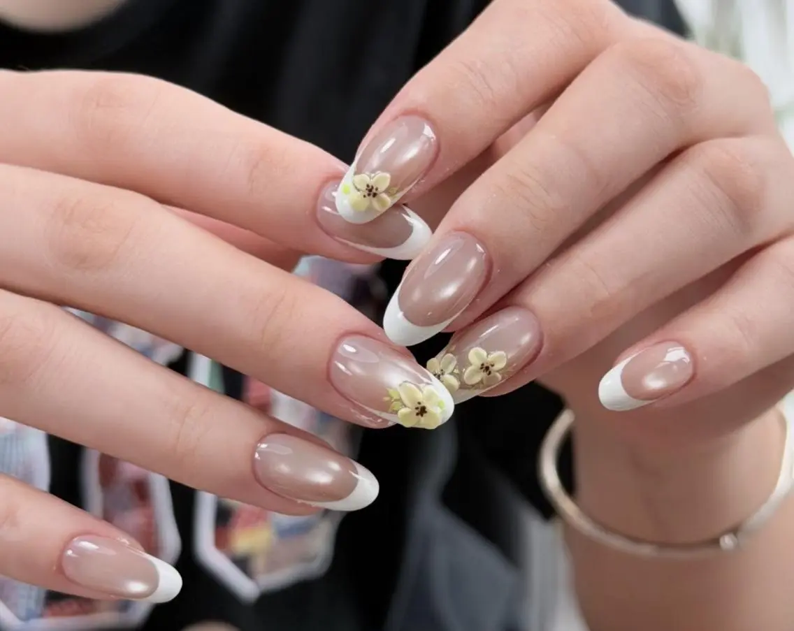 ネイル ハンドネイル By moonネイル 🌷ワンホン/韓国風のネイルデザイン