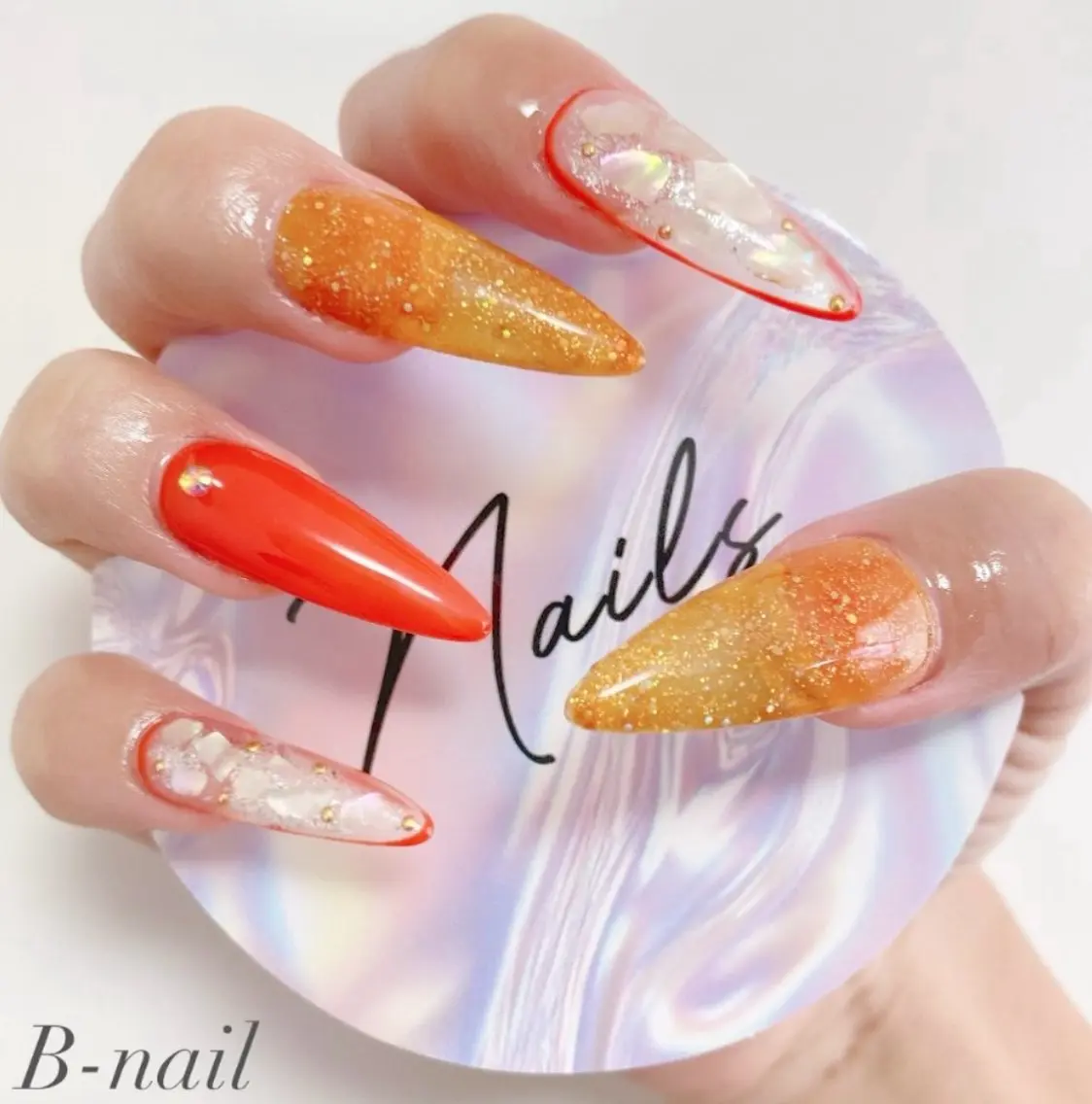 ネイル ロングネイル ハンドネイル B- nailのネイルデザイン