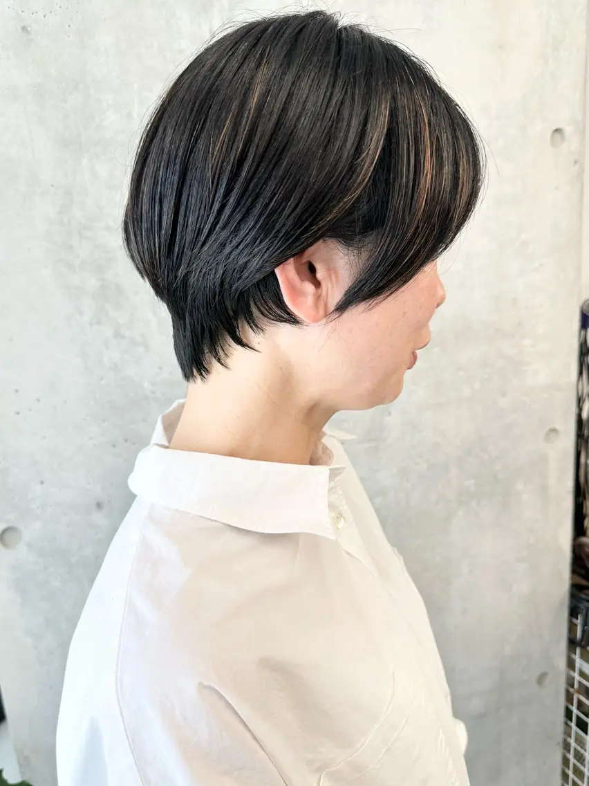 ショート カット ヘッドスパ ボブ/ゆるふわ ボブパーマ/とういのヘアスタイル