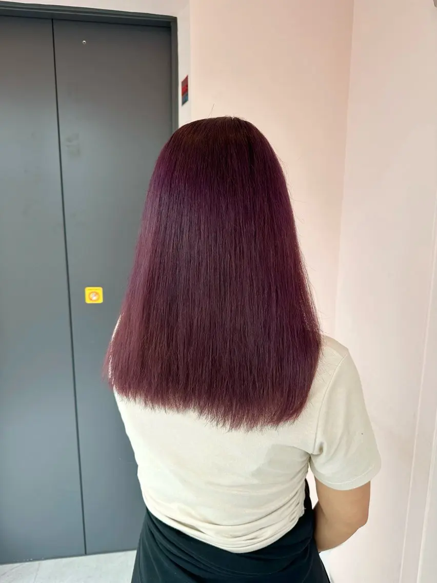 ショート ヘアカラー トリートメント モテ艶🪄ベージュ カラー🧸RUKAのヘアスタイル