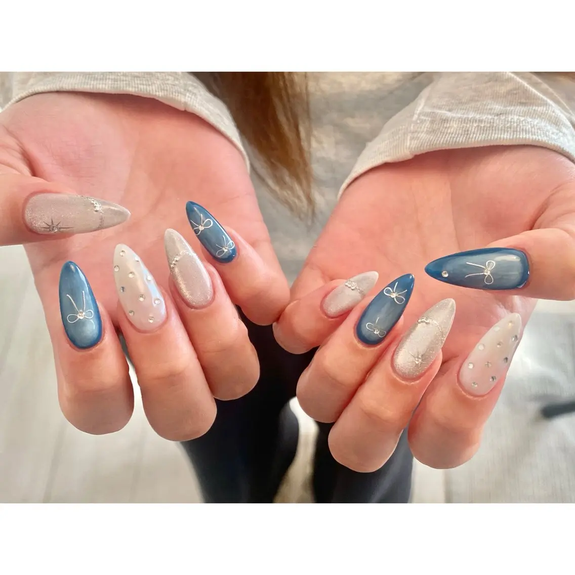 ネイル ハンドネイル ⏦Little 𐙚 Nail⏦のネイルデザイン