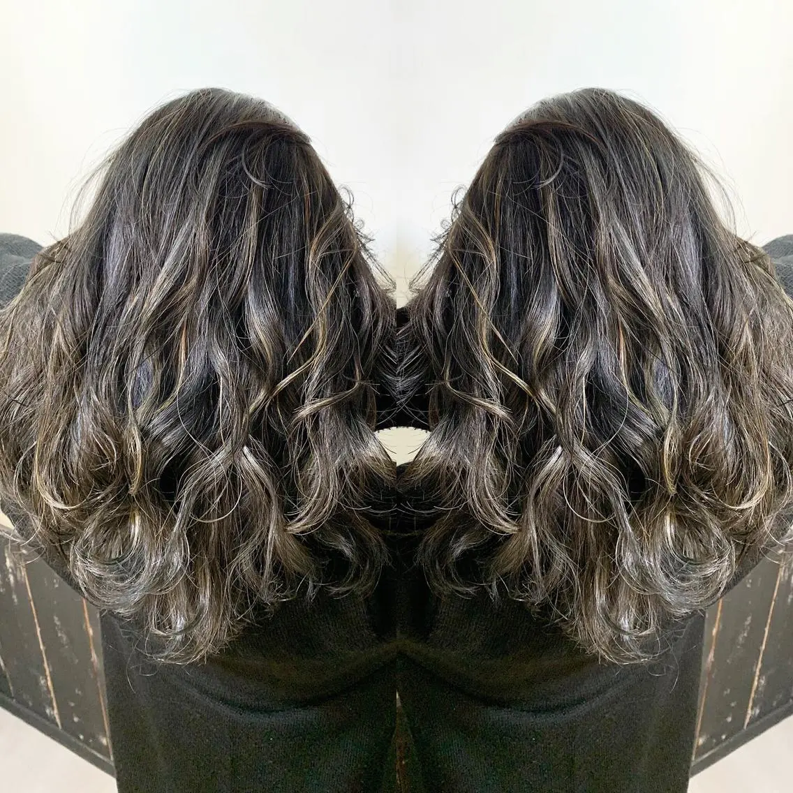 セミロング カラー ヘアアレンジ グレージュ ハイライトカラー ハイライト カット ヘアカラー トリートメント 綺麗な髪質にしたい方 限定🌈清水 祥のヘアスタイル