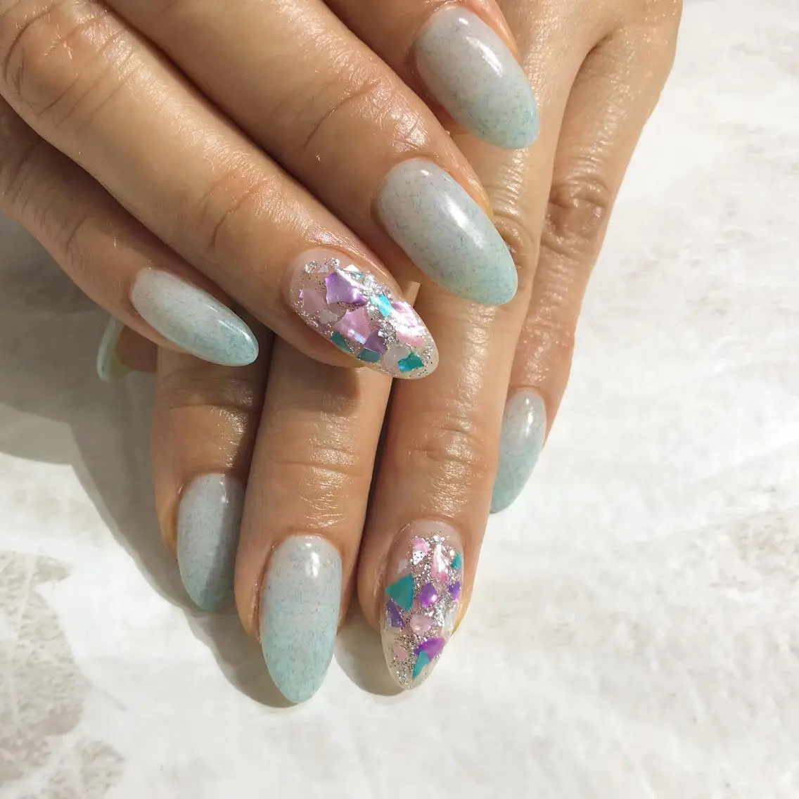 ネイル フットネイル ニュアンスネイル シンプルネイル 春ネイル 夏ネイル nail fufla ♡yamane♡のネイルデザイン