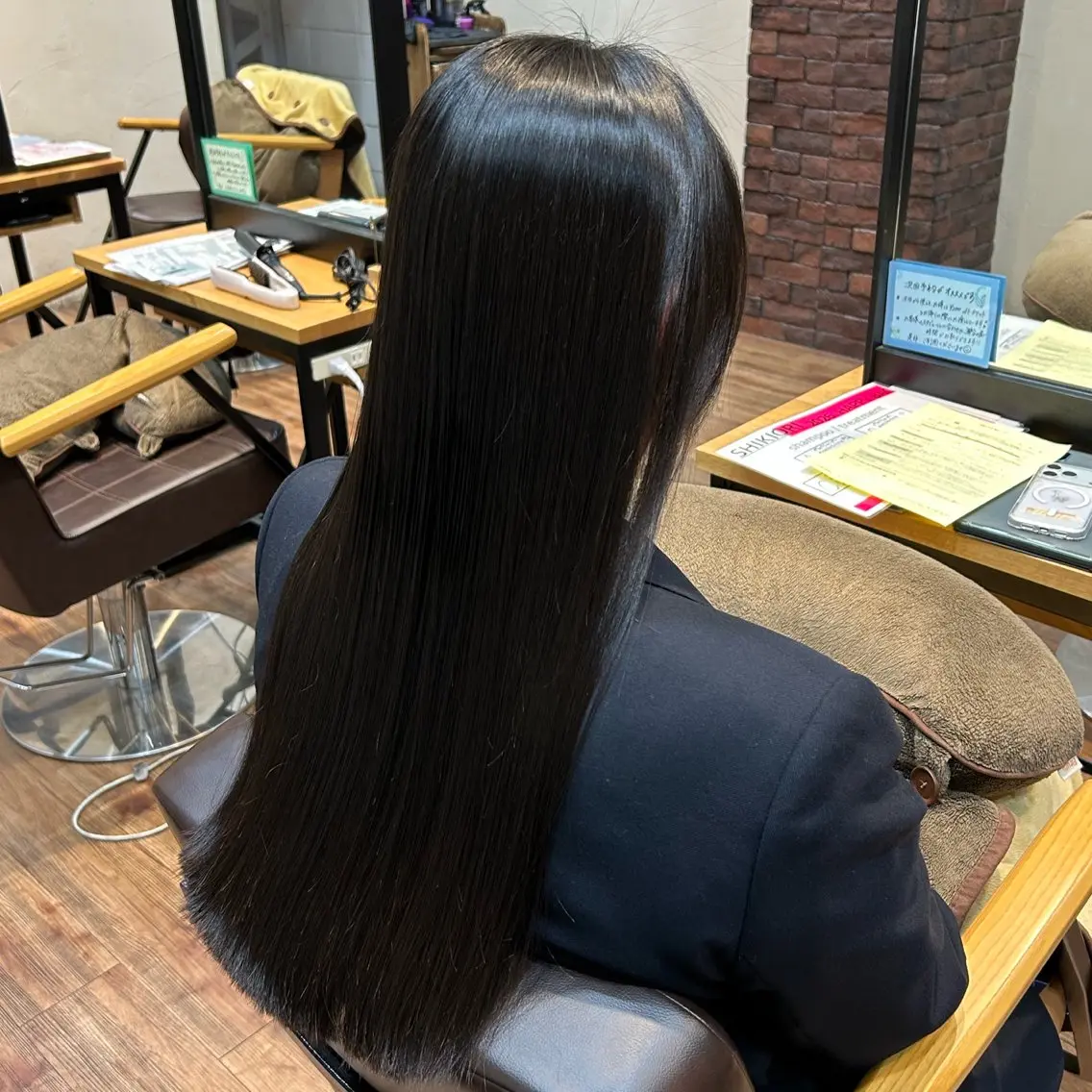 ロング 髪質改善 ロング トリートメント カット 縮毛矯正 征矢 錦糸町髪質改善のヘアスタイル
