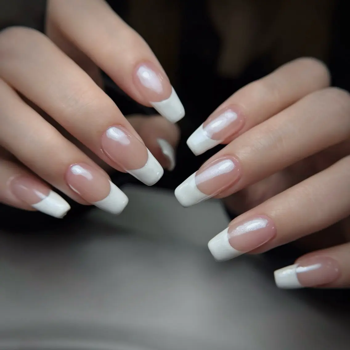 ネイル 長さ出し ジェルネイル 持ち込み オフィスネイル ワンカラーネイル Michi Nail Staffのネイルデザイン