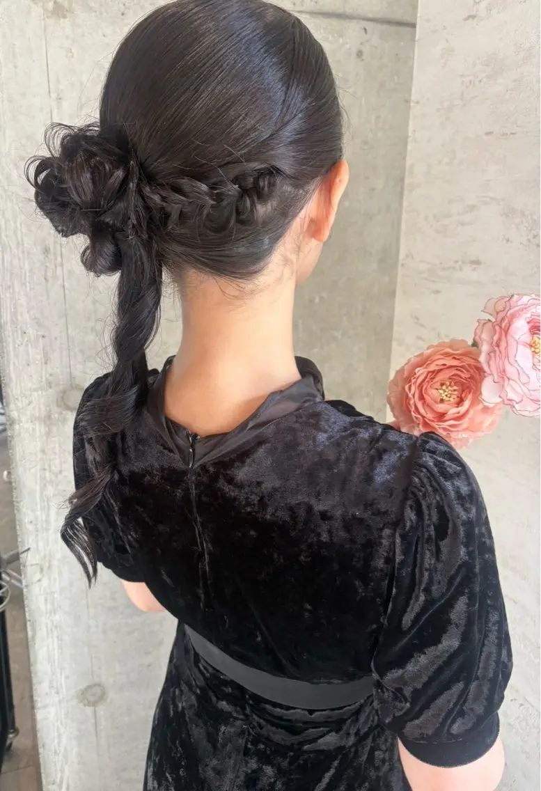 ロング ヘアアレンジ ヘアセット 美髪× ヘアセット✨Araiのヘアスタイル
