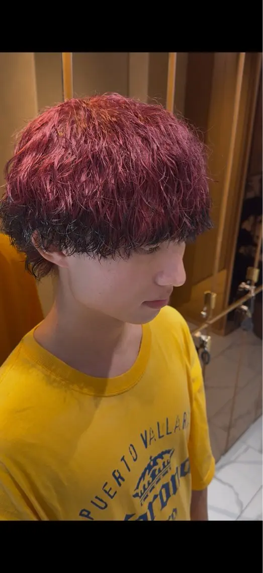メンズ メンズブリーチ メンズパーマ パーマ 本田 有里のヘアスタイル