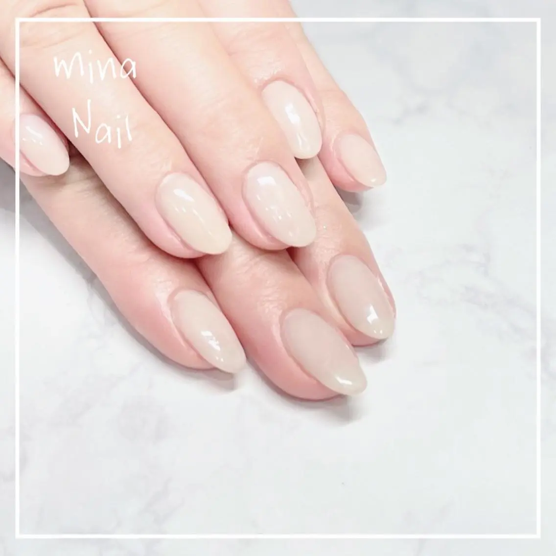 ネイル ホワイト mina Nailのネイルデザイン