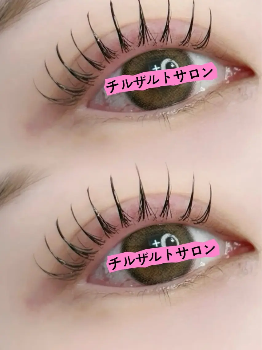 マツエク・マツパ フラットラッシュ マツパ 池袋💖 チルザルトサロンのマツエク・マツパデザイン
