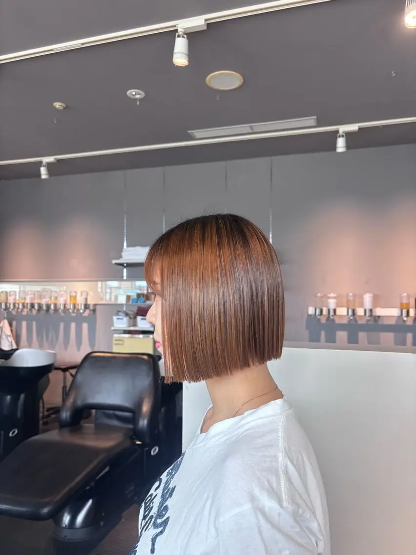 ミディアム 橋本 璃子のヘアスタイル