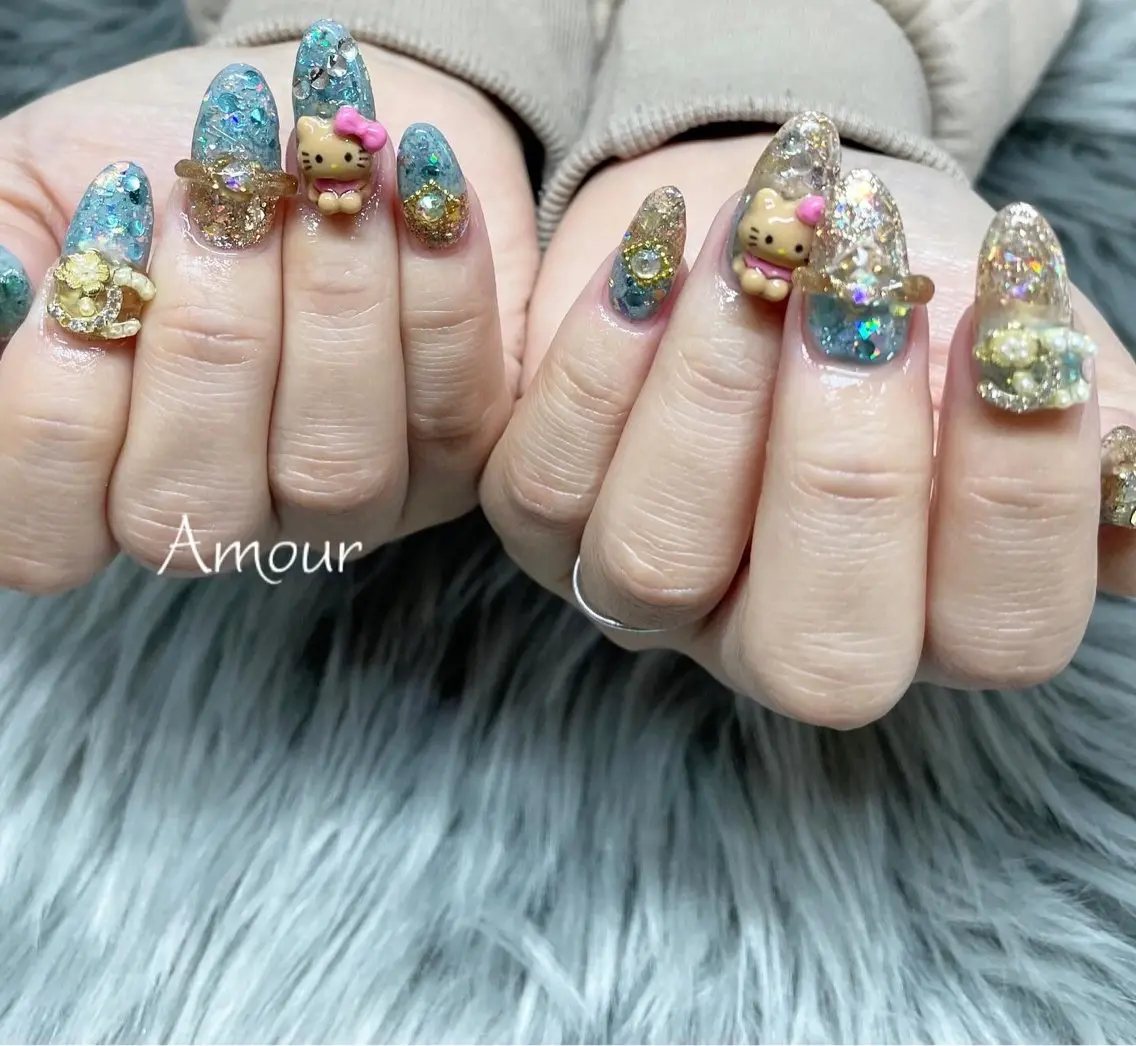 ネイル 持ち込み Nail Salon Amourのネイルデザイン