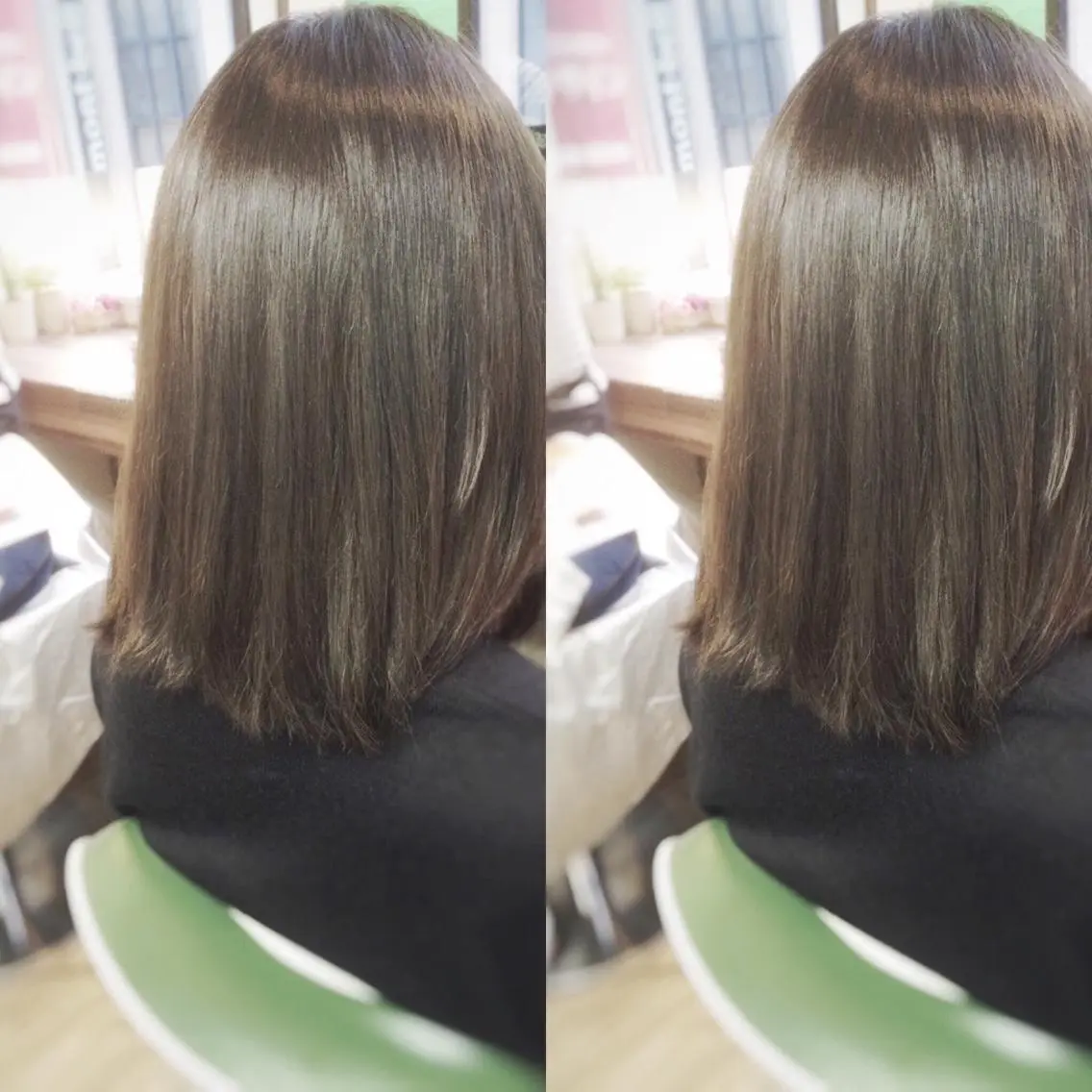 ミディアム カラー ベージュカラー 透明感カラー ミルキーベージュ トリートメント 🟦髪質改善6年 💊YAMAMOTOのヘアスタイル