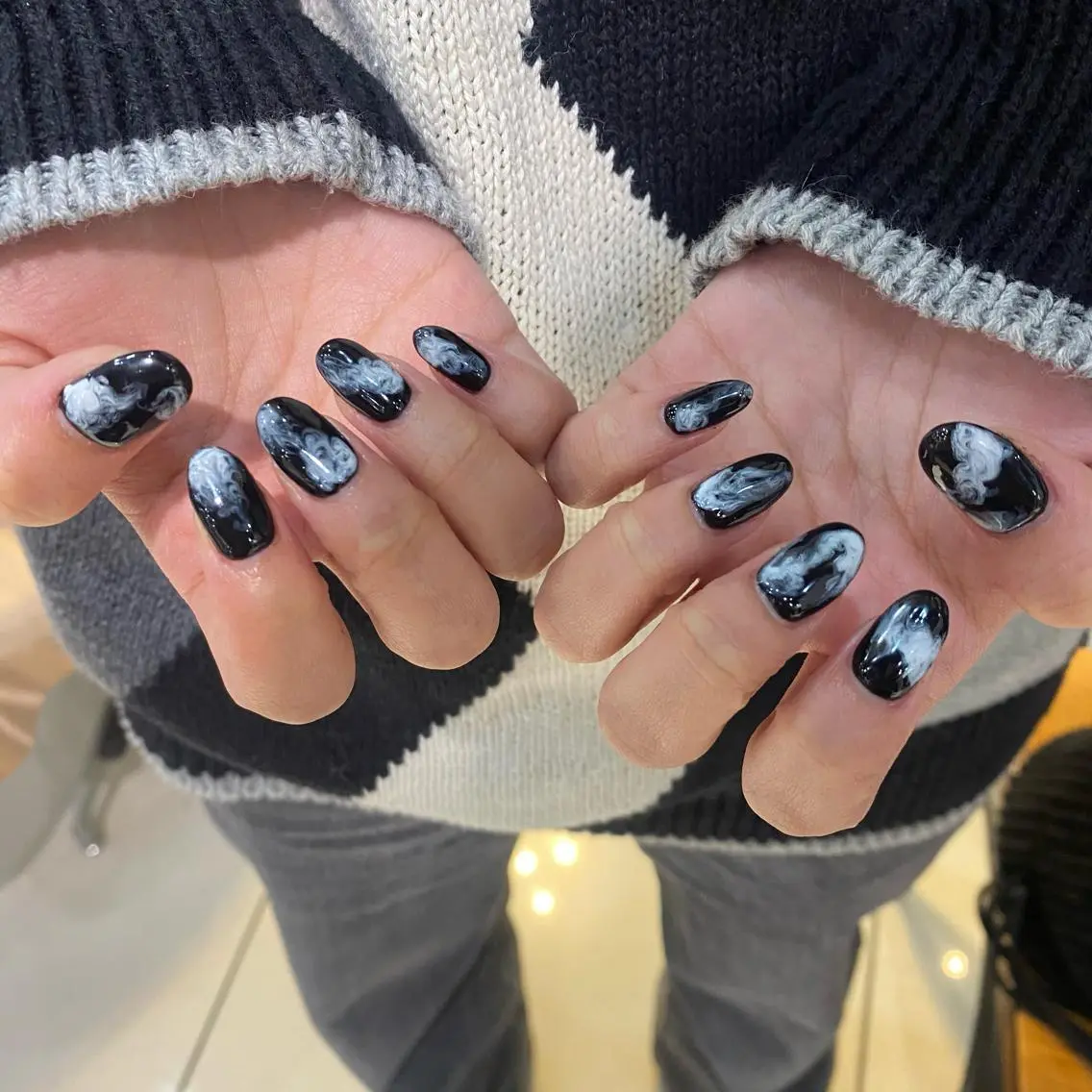 ネイル ニュアンスネイル ハンドネイル ∴Sanae. ∴ トータルビューティーのマツエク・マツパデザイン