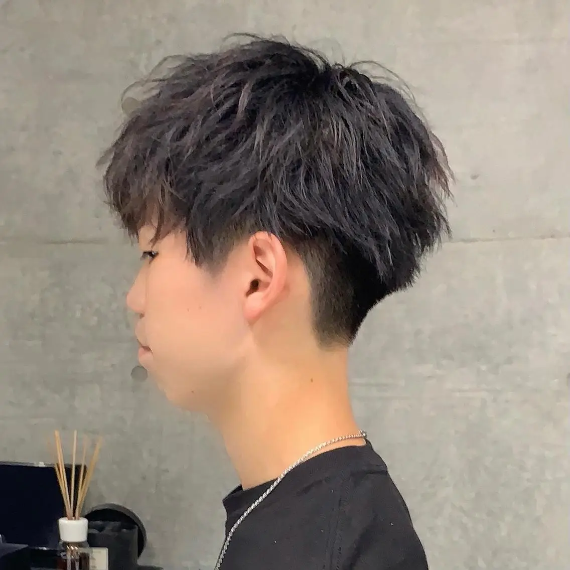 メンズ カット パーマ トリートメント ヘアセット メンズパーマの達人 KAITOのヘアスタイル