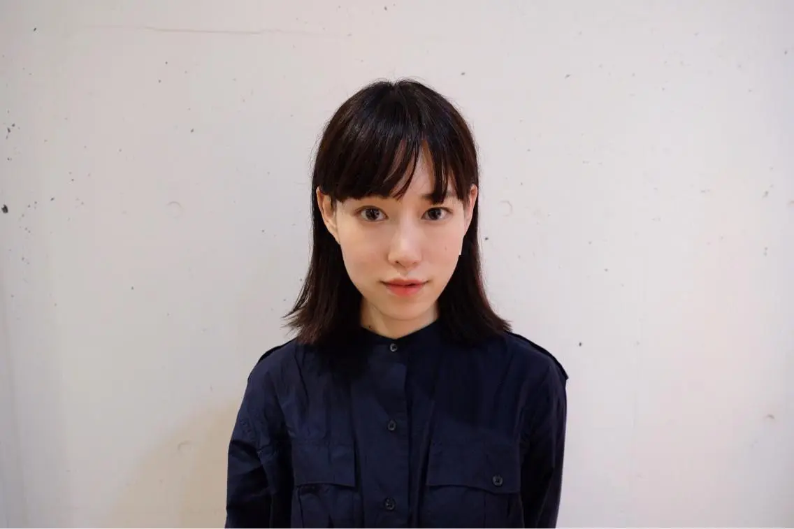 ミディアム 切りっぱなしボブ ボブ カット トリートメント ブリーチカラー急募✨ KENICHIのヘアスタイル